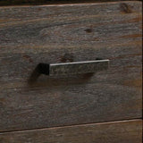 Coffee Table Solid Acacia Wood & Veneer 1 Drawers Storage Chocolate Colour V43-CT-NOW-CH