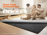 Rug Pad Without Slip Resistance, Protective Cushioning Carpet Pad, 8' x 10', 1/2"Thick, 100% Pure V952-BFHDTDSXPMFH8JOXYV0
