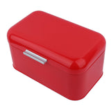 Solid Color Retro Metal Bread Bin Box Large Capacity Kitchen Storage Container V1294-YM0901-JY34918-01
