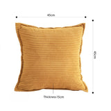 SOGA 45cm Wabi Sabi Arches Mustard Indoor|Outdoor Kavka Throw Pillow FRENCHCUSHION235