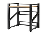 Artiss Over Washing Machine Rack Laundry Shelf Space Saver 75cm Black BSR-A-1T-105H-BK