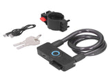 3.7V Lithium Battery Portable Fingerprint Bicycle Lock Bluetooth Intelligent Chain Lock for V1294-YM0710-3114210108111