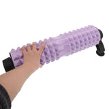 High Density Violet Foam Roller Massager for Back Muscle Relaxation and Pilates Workout V1369-AZ3-W-19135