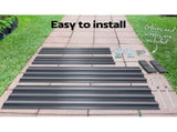 Green Fingers Garden Bed 180x90cm Planter Box Raised Container Galvanised Steel GARDEN-18090-ALUMGR