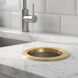 Stainless Steel Kitchen Trash Chute Grommet, Round Metal Trash Bin Lid Cover, Trash Chute Cover for V1192-AZ-W-32635
