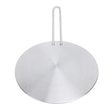 Stainless Steel Heat Diffuser Converter with Detachable Handle Round Induction Adapter Plate for Gas V1294-YM0901-3118240153914