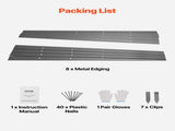 Metal Landscape Edging, 8 Packs 72 in Rust-Resistant Aluminum Alloy Landscape Edging, Bendable V952-LZJSPZ8PCS72VOIEEV0