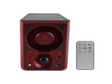 Solar Outdoor Motion Sensor Alarm with Remote Control 3 Mode Sound and Light Alarm and Recording V1294-YM0901-HS7017