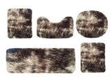 5Pc Bath Mats for Bathroom, Quick-Dry Bathroom Rugs Sets Washable Non-Slip Bath Mat Ultra Soft V1189-LWWAL-20260325-01104