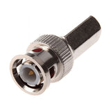 Twist-on BNC Male Coax Connectors CCTV RG59 Pack of 100 V1370-AZ4-08085