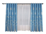 Polyester Window Curtain Shade Bedroom Living Room Kitchen Decor V1294-YM0901-JY25330-01