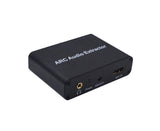 ARC to Audio Adapter Extractor HDMI-compatible Optical Fiber Coaxial 3.5mm Output Converter Black V1263-JX-1058