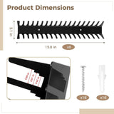8PCS Video Game Case Wall Rack, 18-Slot Game Disc Storage Wall Mount, Wall Organizer Compatible with V1369-AZ3-W-08725