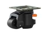 Leveling Casters, Set of 4, 1000 kg Total Load Capacity, 63.5 mm, Heavy Duty with Upgraded Handle V952-DJJLBSDJPBS4EN0Q3V0