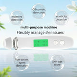 Professional Skin Moisture Tester, Digital Facial Oil Detector, High Precision Skin Hydration V1107-110-30208