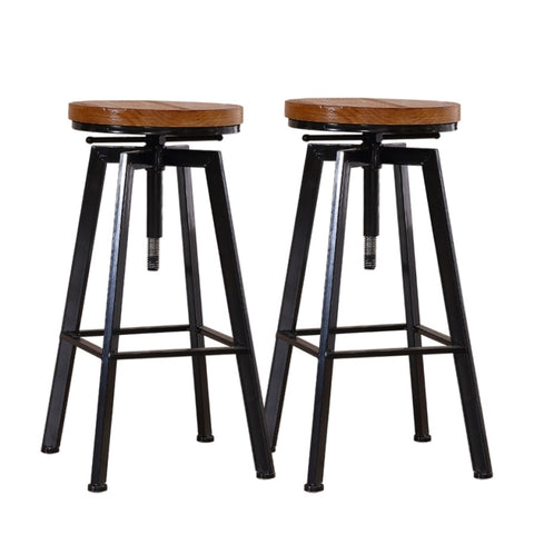 Levede 2x Bar Stools Industrial Kitchen BR1001-2