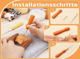 Needle - 45-Piece Starter Set - Crafts for Girls - Crafts for Boys - Incl. Tools - Needle V1188-MS101-01218-1