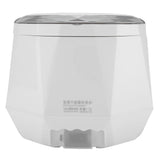 12V 100W 1.3 L Electric Portable Multifunctional Rice Cooker Food Steamer for Car White V1294-YM0901-JY12965-01