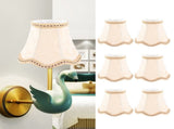 6PCS Fabric Lampshade Wall Lamp Cover Chandelier Lamp Shade for Home Decoration Light Accessories V1294-YM0901-3119200094511