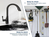 Gutter Cleaning Tool Practical Cleaning Brush with 10.5Ft Removable Pole Efficient Cleaning V1369-AZ3-W-11989
