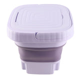Portable Washing Machine 11L ABS PP Automatic Mini Foldable Bucket Washer with Drainage Pipe for RV V1294-YM0901-3113230324611