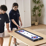 114cm Shuffleboard and Curling 2 in 1 Board Game Portable Tabletop Set V952-PBKSHZ45YC00CUSJXV0