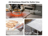 Stainless Steel Kitchen Bench Folding Commercial Prep Table 1220x610 mm V952-CFGZT24X48YC00001V0