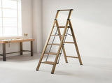 5 Step Ladder Foldable Lightweight Aluminium with Anti-Slip Pedals V63-954091