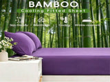 4 Piece Ultra Soft Bamboo Breathable Sheet Set -Hotel 2000TC Breathable Bed Sheets Set with 40 V1317-BAMBOO-AUSK-4JT-PURPLE