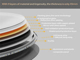 Premium Oval LED Anti-Fog Bathroom Mirror V767-XMR-T28-712-AU-V2