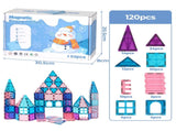 Bopeep Kids Magnetic Tiles Blocks KD1157-120PCS