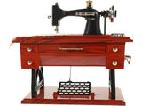 Vintage Sewing Machine Music Box Toy - Musical Model, Unique Gift for Sewing Enthusiasts and V1370-AZ4-09935