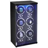 Watch Winder, Watch Winder for 6 Men's and Women's Automatic Watches, with 6 Super Quiet Japanese V952-SBZDSLH6Z0009EZVIV3