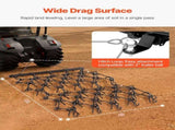 Drag Harrow, 1.2x1.2 m Durable Chain Harrow with 69 Sharp Teeth, Suitable ATV UTV Tractor, Ideal V952-LP44FTDPK0002OK0ZV0