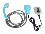 Portable Outdoor Shower Kit USB Rechargeable Camping Shower Set with Water Pump Blue V1294-YM0706-3111230170111
