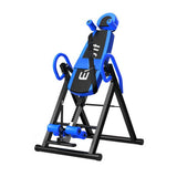 Everfit Inversion Table Gravity Exercise Inverter Back Stretcher Home Gym Blue IVT-6313-BL-BK