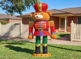 Christabelle 1.47m Teddy Bear Nutcracker Christmas Light Up Display LED Outdoor Indoor Xmas Yar 112_SHE208