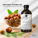 1L Organic Jojoba Oil - Golden Pure Cold Pressed Seed For Hair Skin Nails V238-SUPDZ-40232645296208