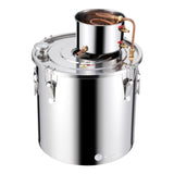 Moonshine Still 13 Gal Water Alcohol Distiller Brewing Kit Stainless Steel V952-DLNTZLQYS1327T38UV3