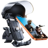 Riding phone mount anti-vibration, anti-loosening, quick release extended arm and sun visor for V1232-MTC-FYSJZJ001