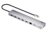Aten1-in-1 USB-C Multiport Dock with Power Pass-Through, 2x HDMI, 2x USB-C V1202-V2-USA-UH3240-AT