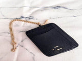 2 Pack Women's Mini Zip Card Holder & Coin Purse with Keychain - Orange UFO Starry Sky & Solid Black V888-ELOSUNG41458