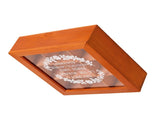 9 Grid Desktop Wooden Storage Box with Clear Lid Multifunctional Vintage Wooden Jewelry Box Display V1294-YM0901-3117240181111