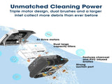 WYBOT Grampus 800 Robotic Pool Cleaner, Automatic Vacuum with Quick Clean, Wall Climbing Capability, V219-POLCLNWY8CCA