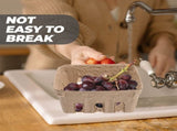 60Pcs Small Storage Baskets Brown Paper Pulp for Picnic and Outdoor Use V1369-AZ3-W-10520
