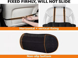 Back Cushion, Height Adjustable Lumbar Support Backrest Cushion with Washable Cover for Car Seat and V1189-LC-QP-00652