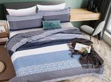 Stripe Elara Ivy Quilt / Doona / Duvet Cover set V745-AQ080651Q3
