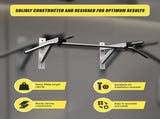 Wall Mounted Chin Up Pull Up Bar Heavy Duty Home Gym Strength Training V63-784845