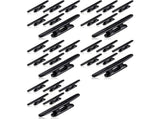 30 Pcs Black Boat Cleat Kayak Cleats Boat Dock Cleats Kayak Canoe Cleat 4 Inch Nylon Cleats for Boat V1366-AZ2-W-14549