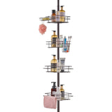 42" to 114" High Shower Corner Caddy Tension Pole Rust-Proof Tension Pole V952-SCTPBXGFXHDSUVNVIV0
